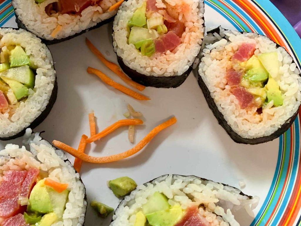 Spicy Tuna Sushi Roll Delight