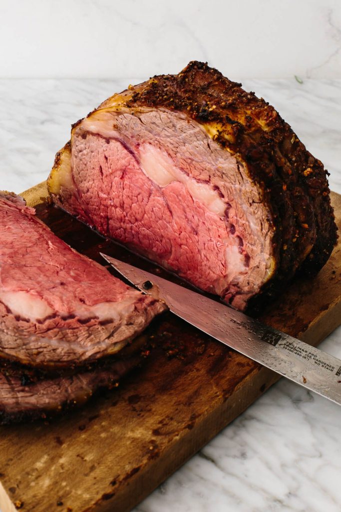 Garlic Herb Crusted Prime Rib Recipe