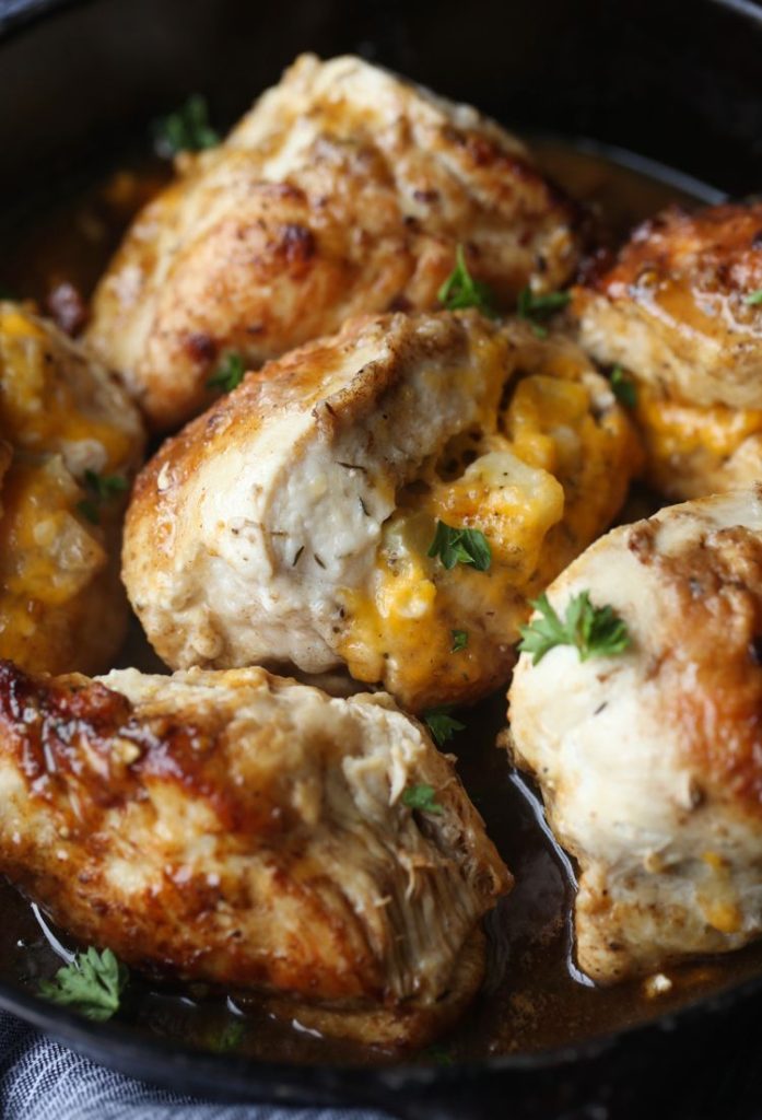Apple Stuffed Chicken Breasts