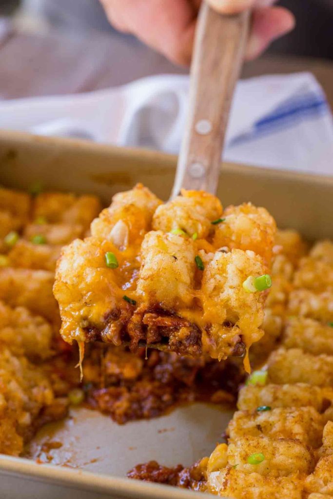 Quick And Easy Tater Tot Casserole