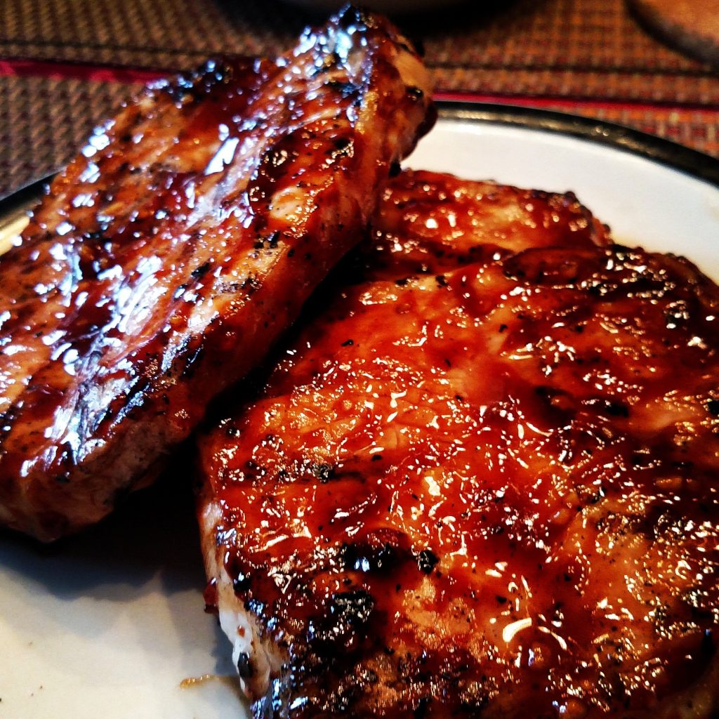 Honey Garlic Grilled Pork Chops Recipe