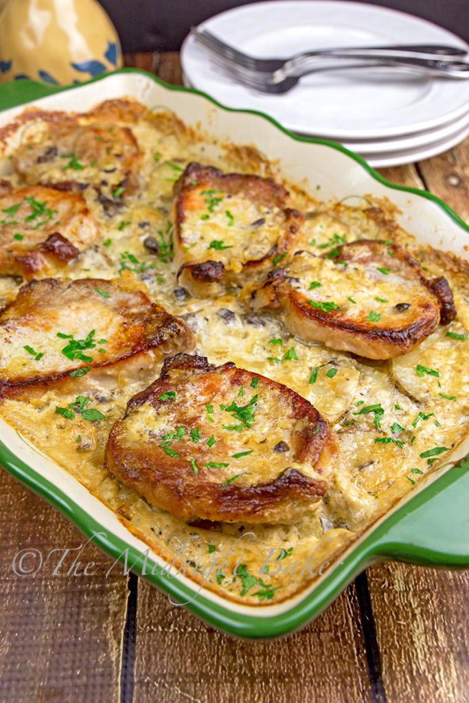 Baked Pork Chops And Potato Casserole