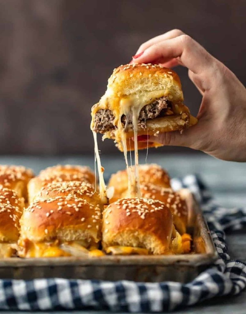 Cheeseburger Sliders (Baked Sliders Recipe)