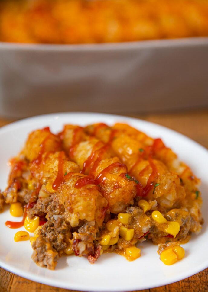 Cowboy Casserole With Tater Tots
