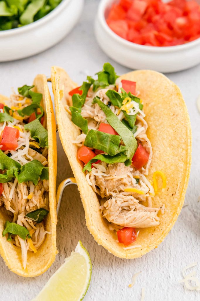 Delicious Chicken Tacos Recipe Stovetop Or Crockpot