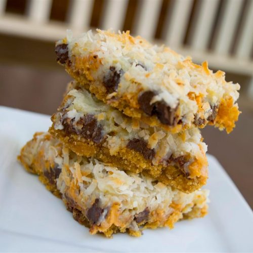 Seven Layer Bars With Chocolate And Coconut