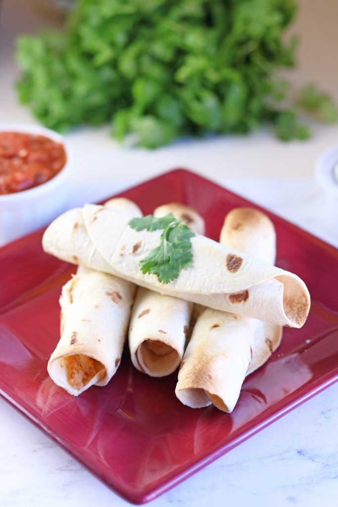 Delicious Air Fryer Chicken Taquitos