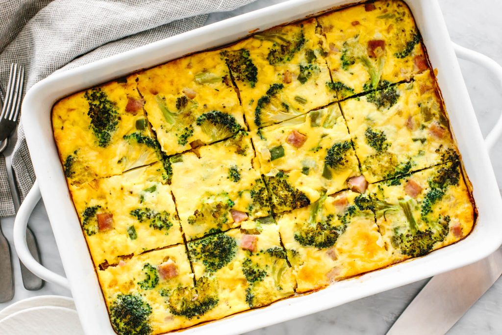 Ham And Broccoli Breakfast Casserole