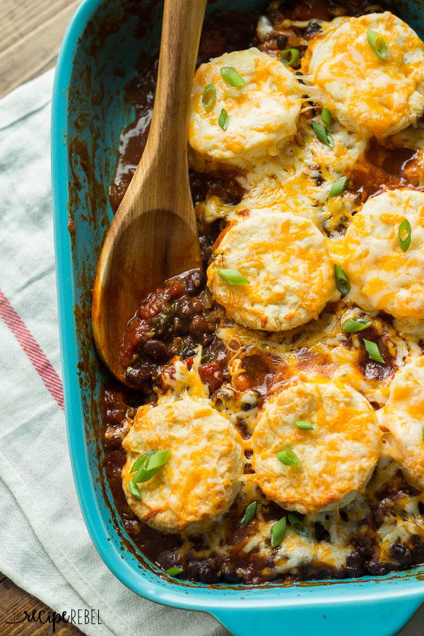 Hearty Bbq Chili Cheese Biscuit Casserole