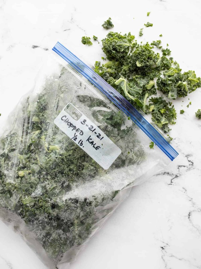 How To Freeze Kale