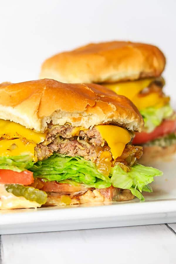 In-N-Out Double-Double Animal-Style Burger Copycat