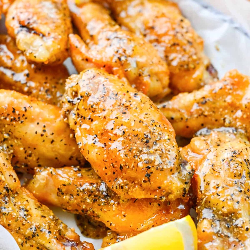 Lemon Pepper Baked Chicken Wings