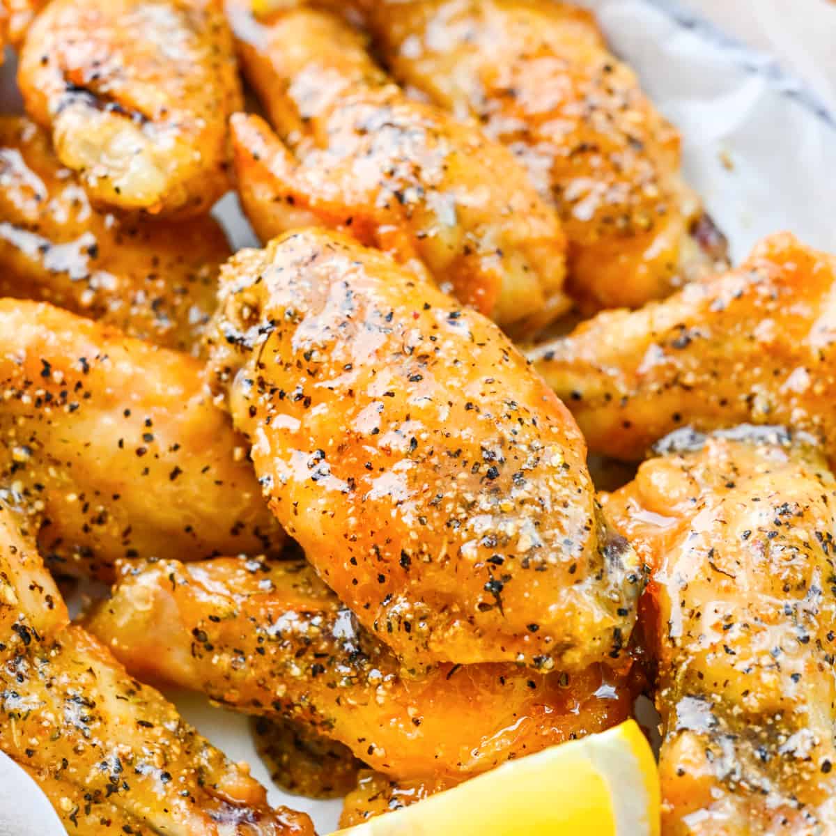 Lemon Pepper Baked Chicken Wings