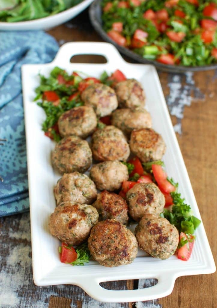 Mediterranean Turkey Meatball Sheet Pan Delight