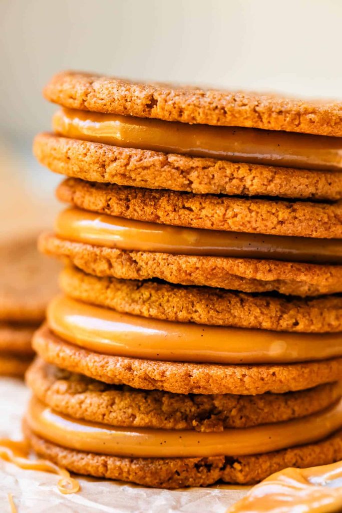 Salted Caramel Sandwich Cookies