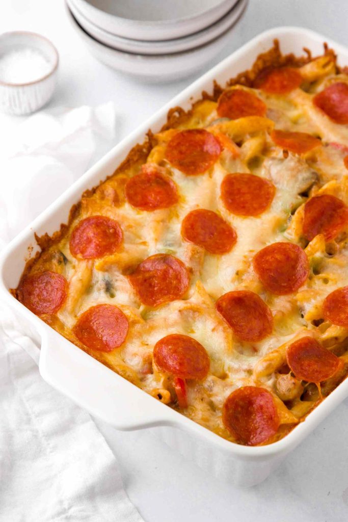 Cheesy Pizza Casserole Recipe