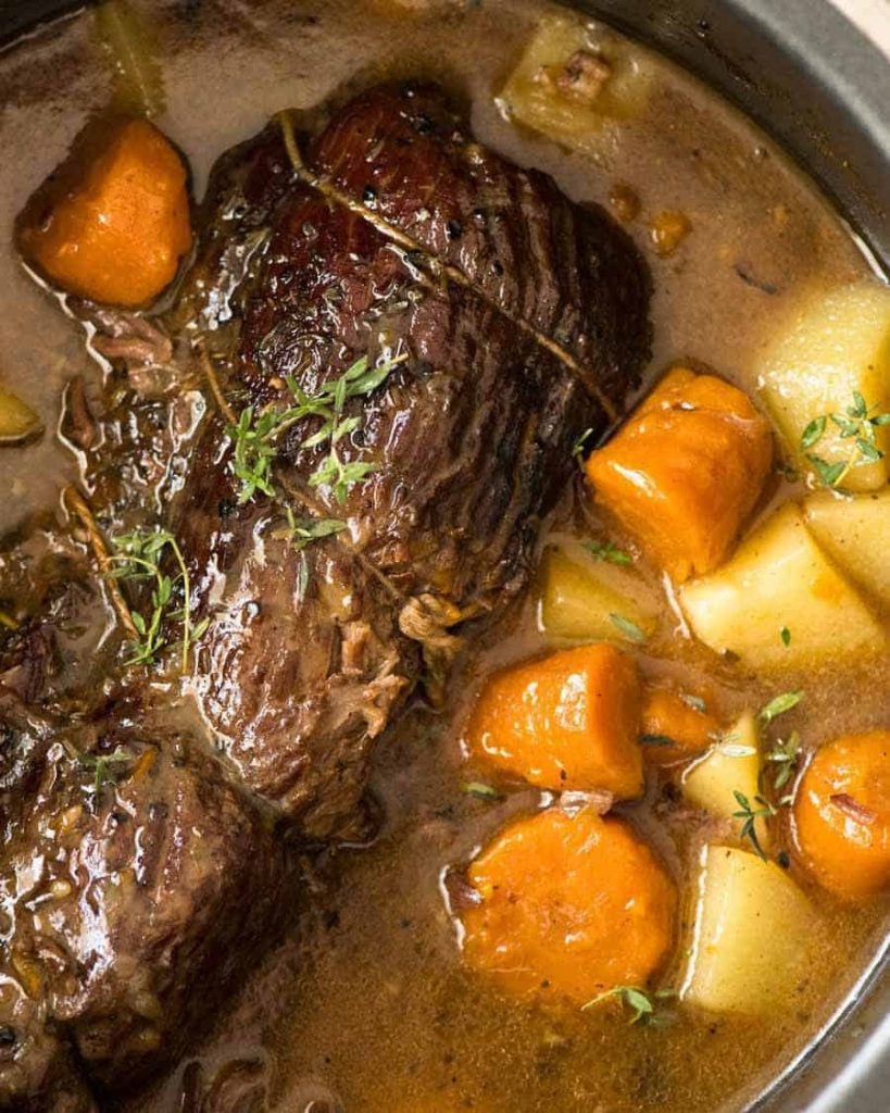 Slow Cooker Herb Roasted Pot Roast