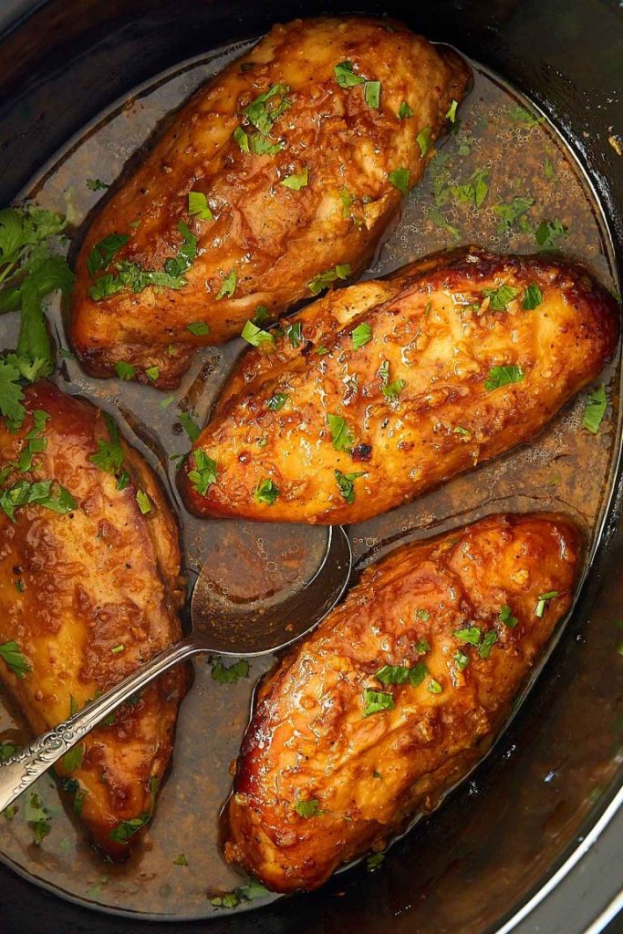 Perfectly Juicy Slow Cooker Chicken Breast