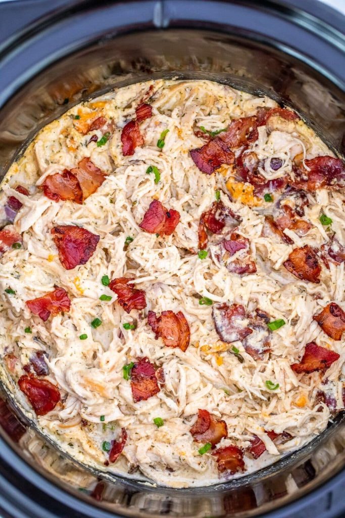 Creamy Slow Cooker Crack Chicken