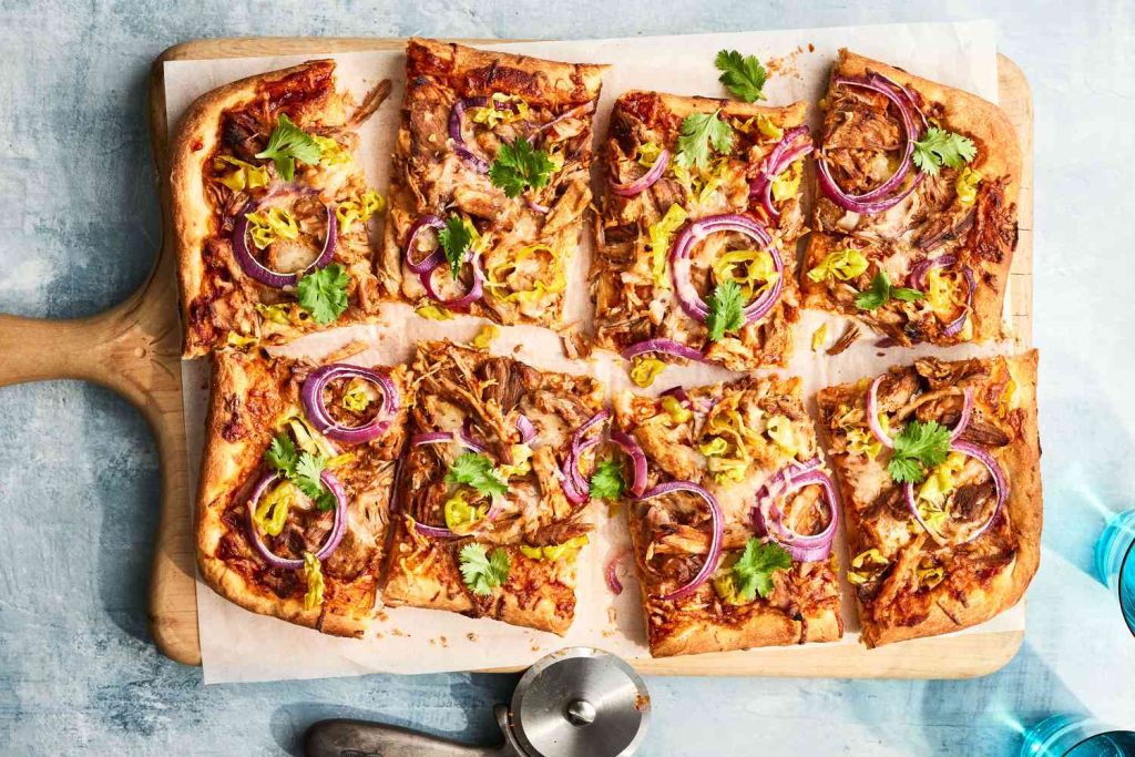 Barbecue Pulled Pork Pizza