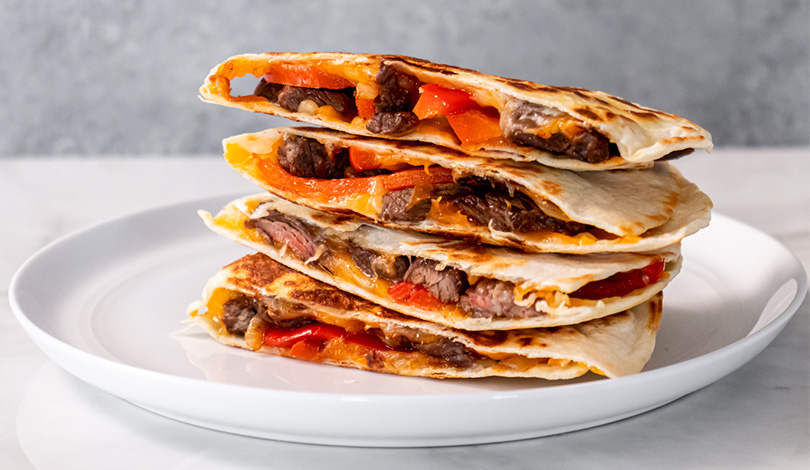 Teriyaki Steak Quesadillas With Broccoli And Cheese