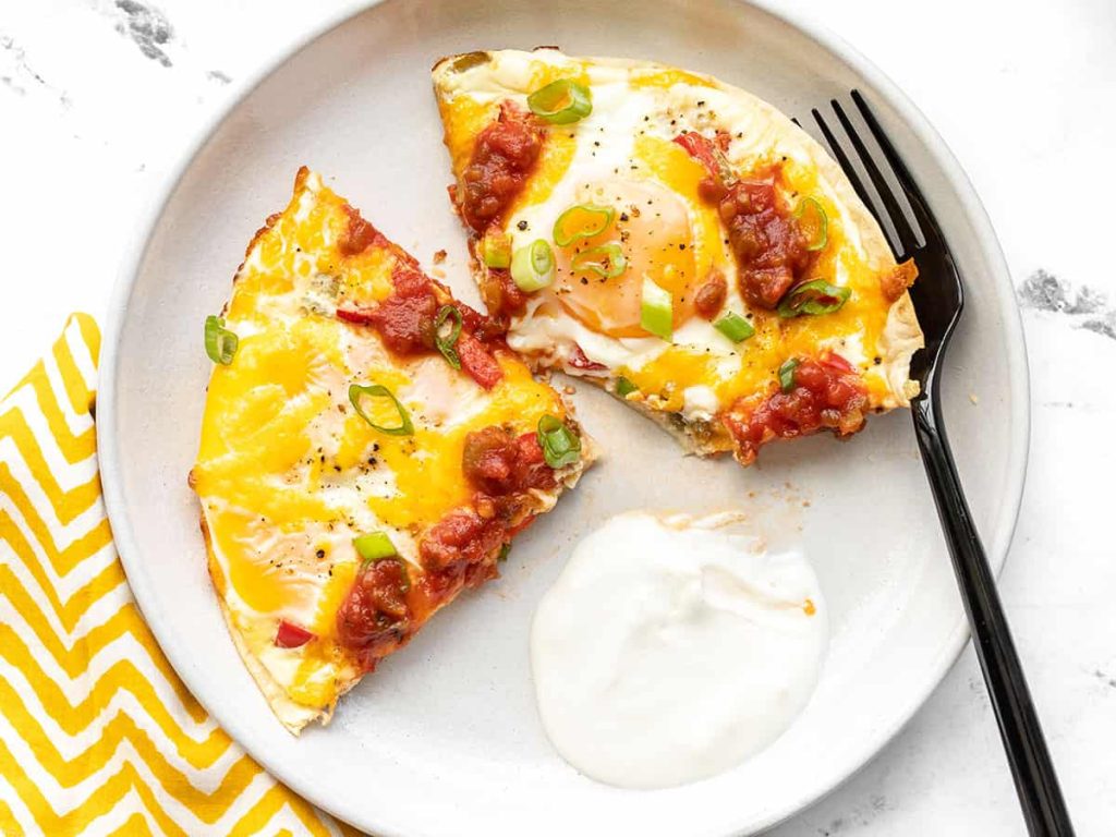 Tortilla Baked Eggs