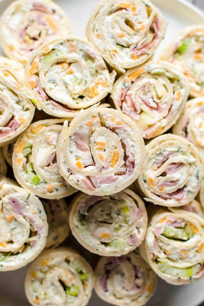 Tortilla Roll Ups (Ham And Cheese Pinwheels) Recipe