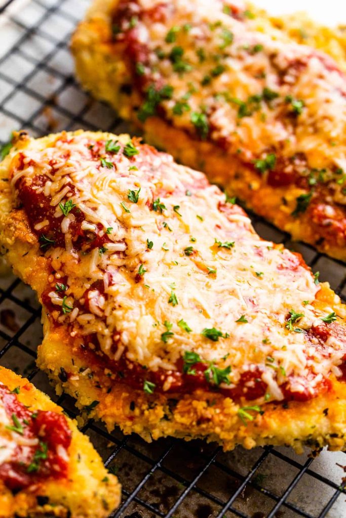 Crispy Air Fryer Chicken Parmesan