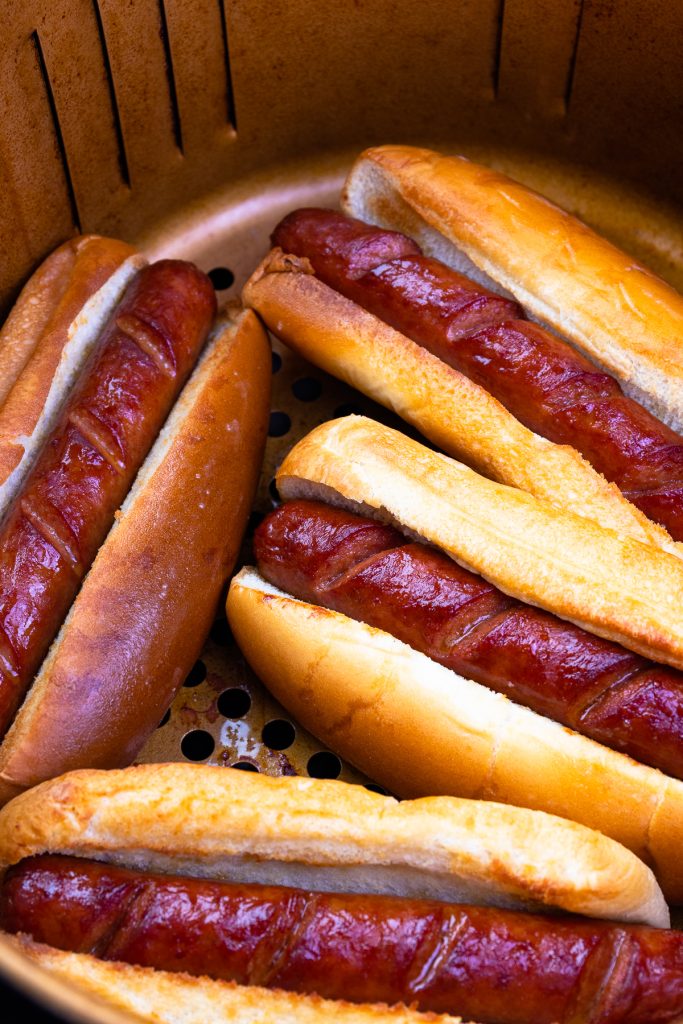 Crispy Air Fryer Hot Dogs