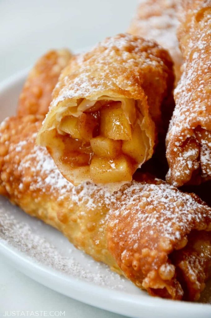 Crispy Apple Pie Egg Rolls