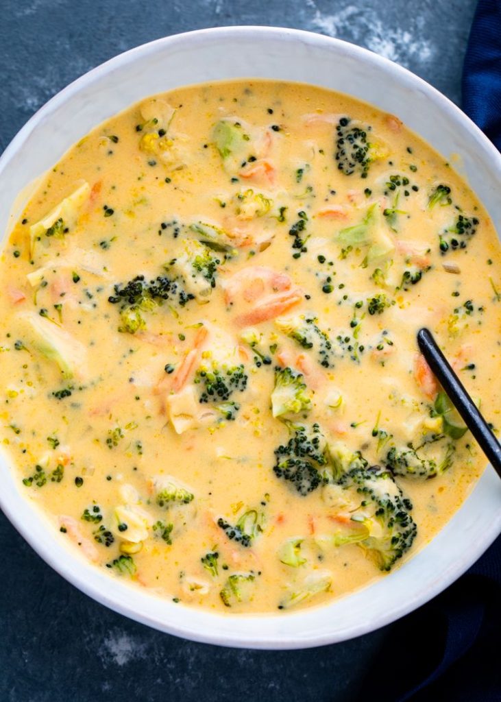 Creamy Broccoli Cheddar Soup Recipe