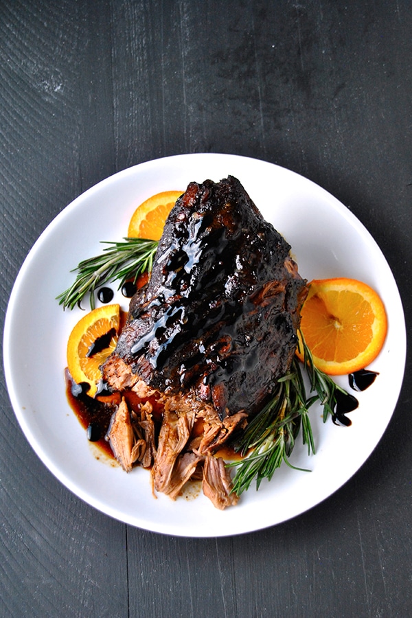 Ginger Citrus Braised Pork Roast