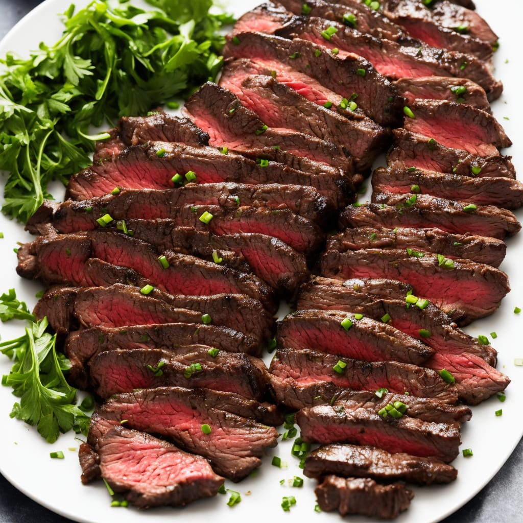 Pan Seared Butcher’S Steak With Balsamic Glaze