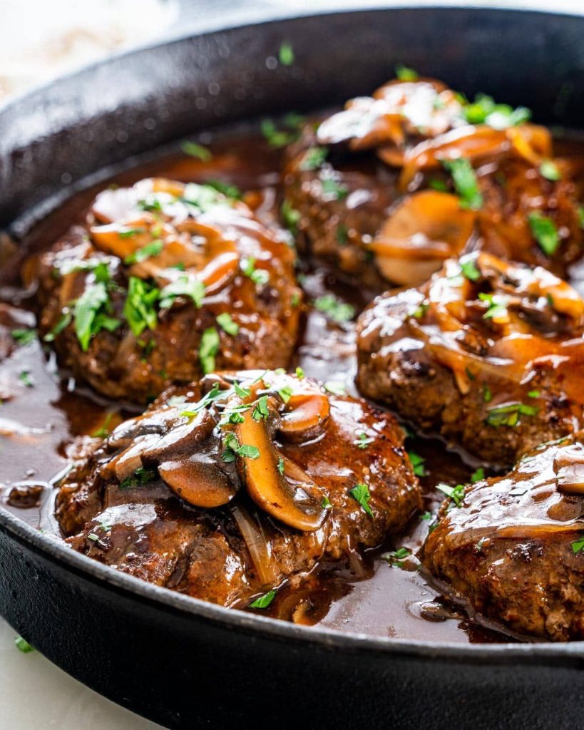 Savory Salisbury Steak With Onion Gravy