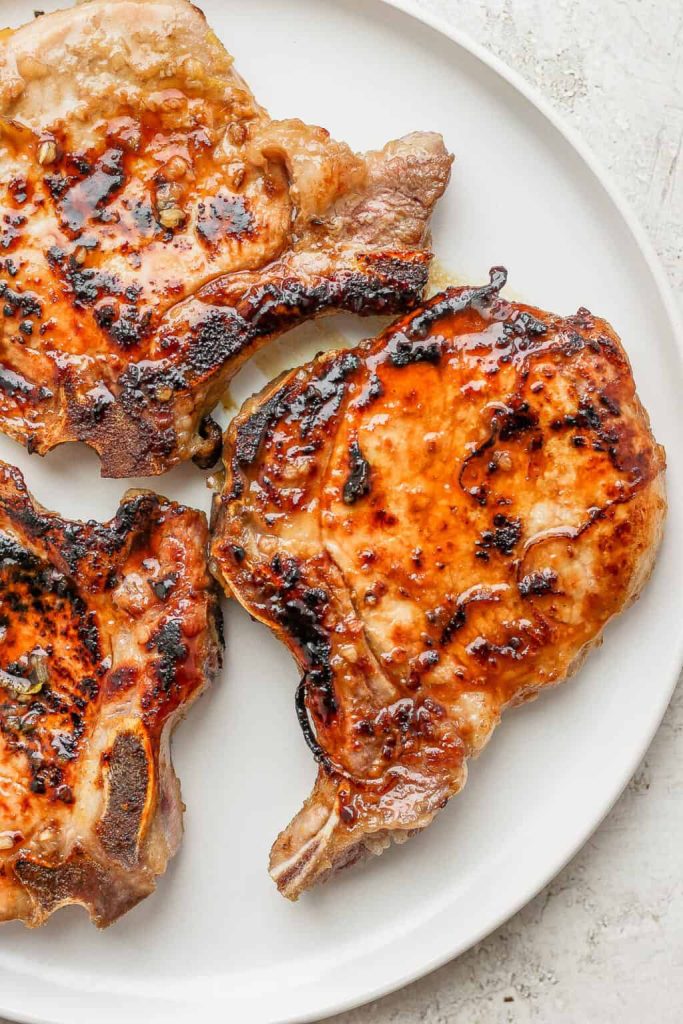 Pan-Seared Cast Iron Pork Chops With Rosemary And Garlic