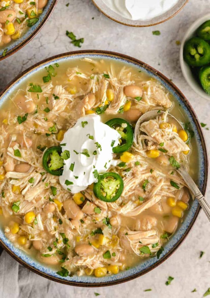 Buffalo White Chicken Chili