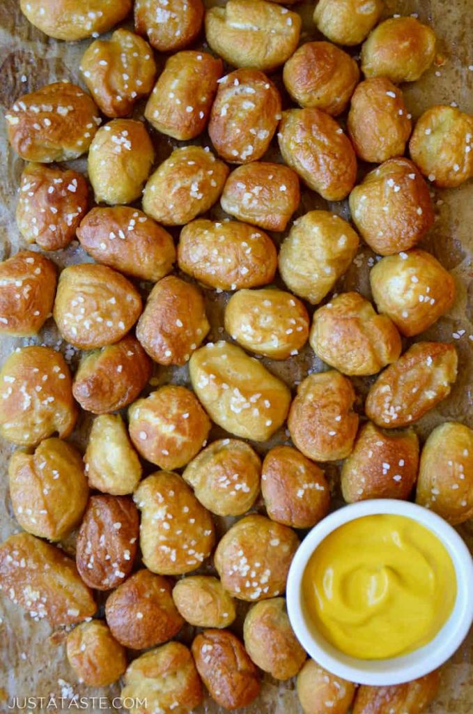 Soft And Chewy Homemade Pretzel Bites