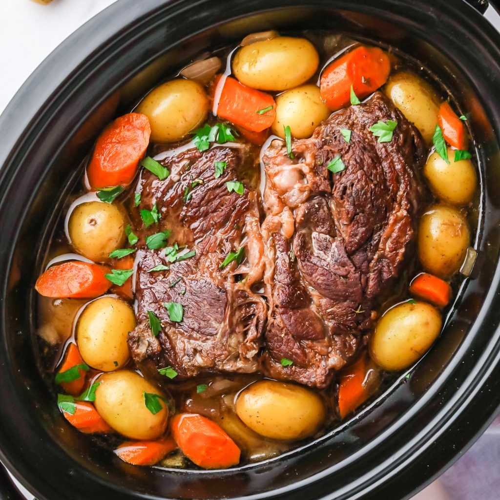 Slow Cooker Pot Roast- The Perfect Meal When You Don’T Have Time To Cook