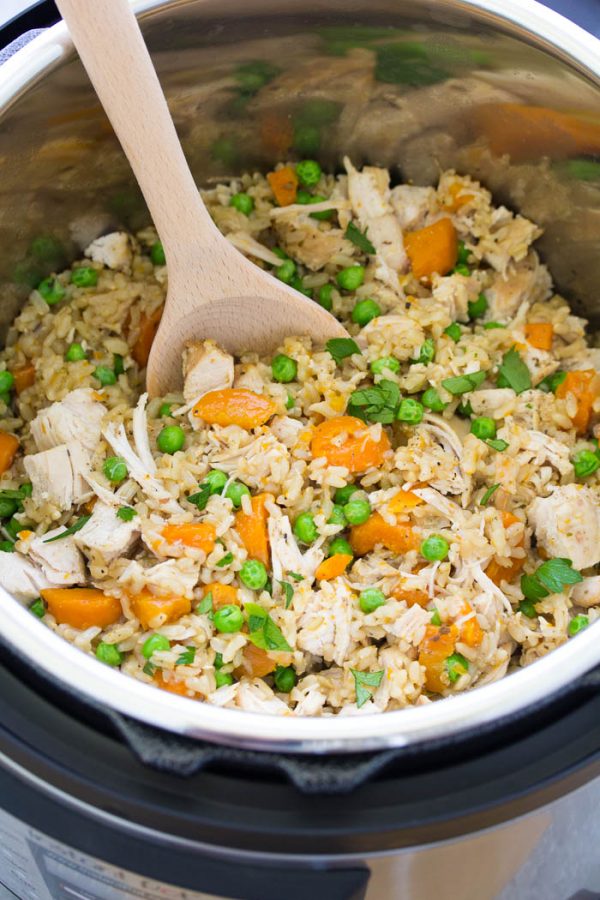 Creamy Chicken And Rice Made Easy In Your Instant Pot