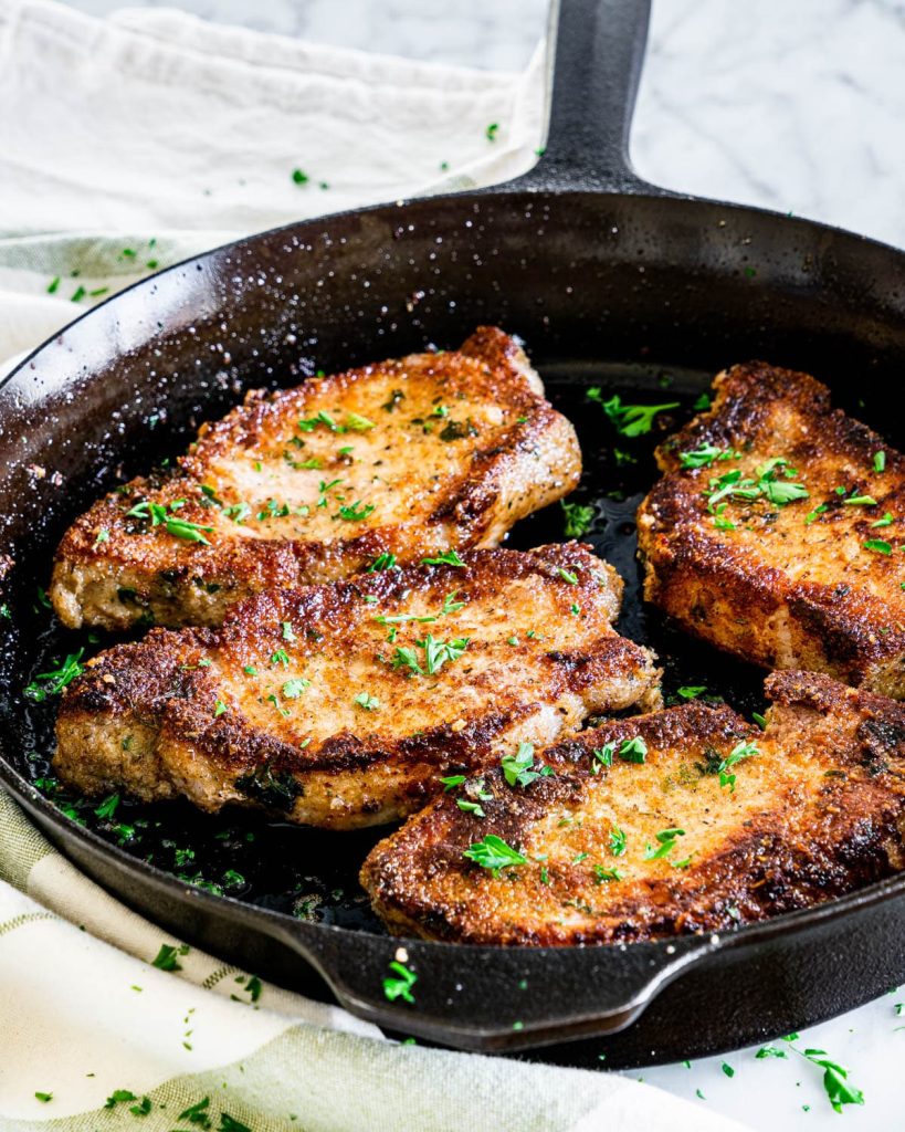Italian Style Breaded Pork Chops