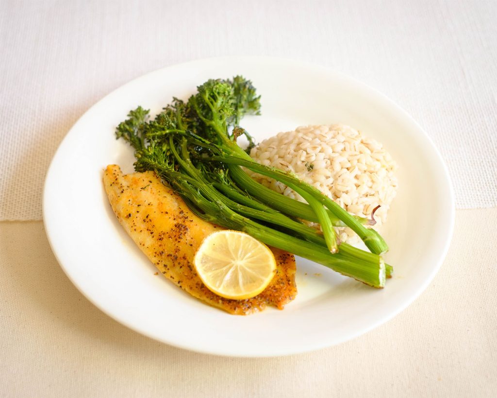 Lemon Pepper Tilapia Delight