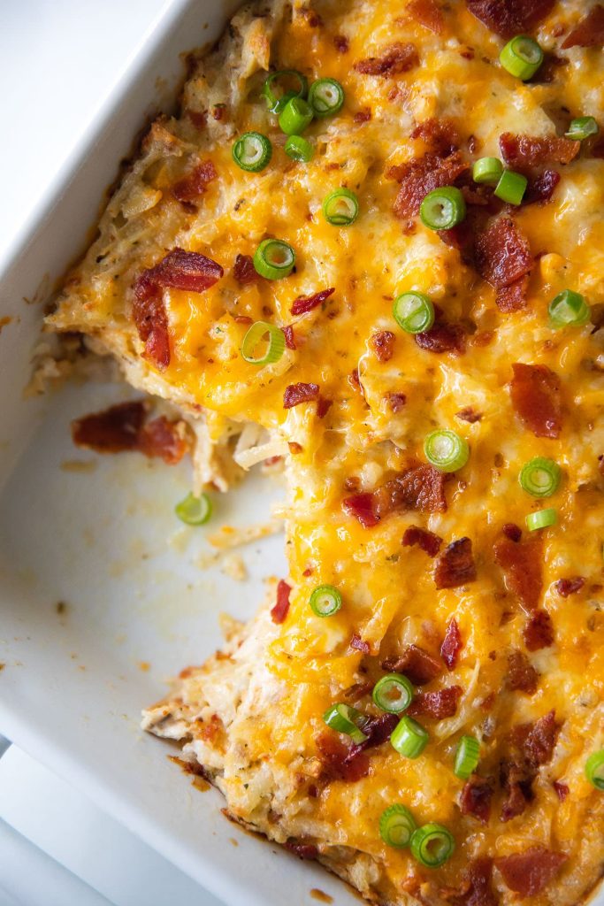 Creamy Chicken Hashbrown Casserole