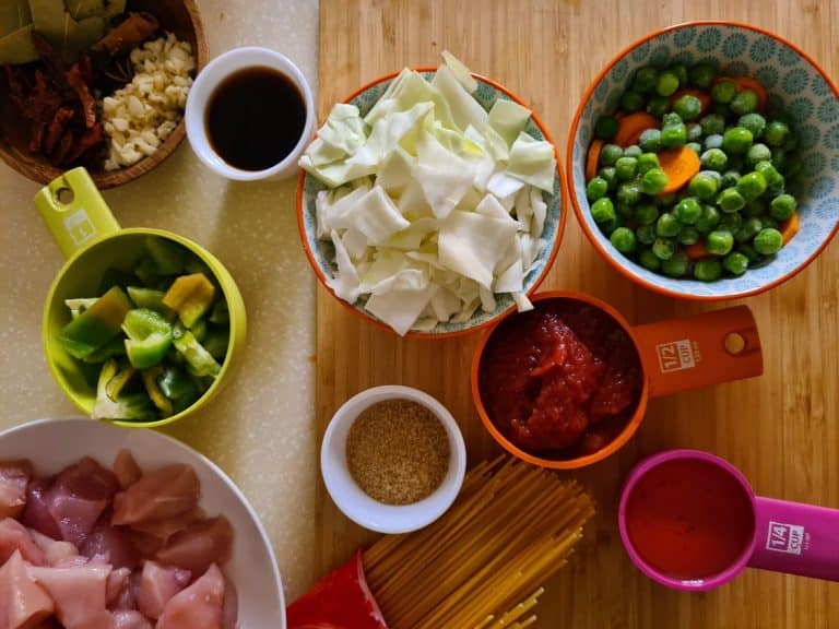Quick And Easy Spicy Soy Chicken Noodles