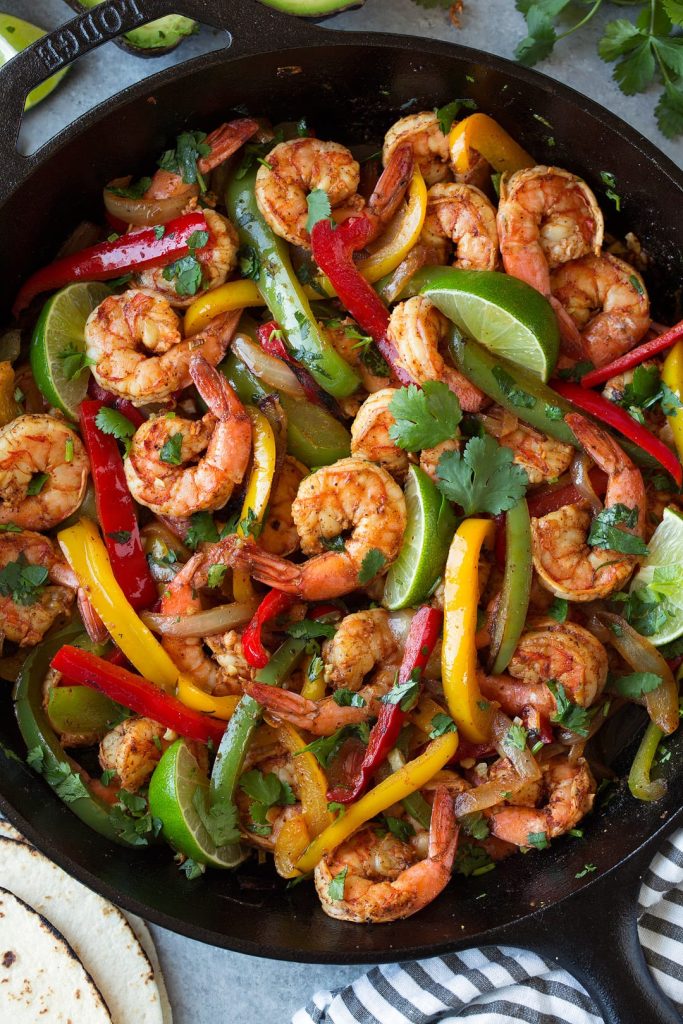 Delicious And Easy Shrimp Fajitas Recipe