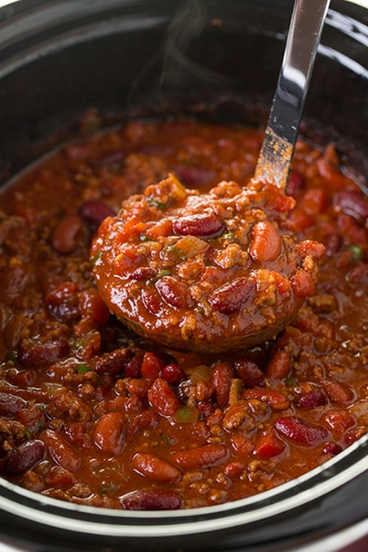 Homemade Beef Chili With Beans