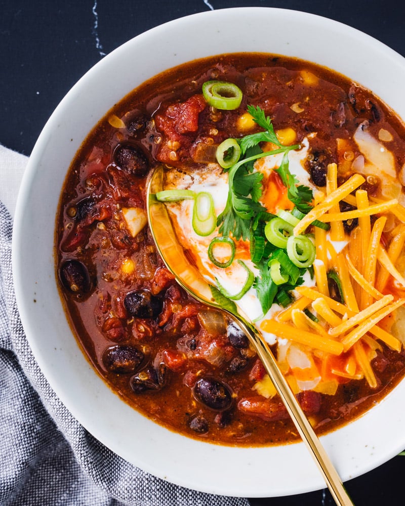 How To Make Hearty Black Bean Chili