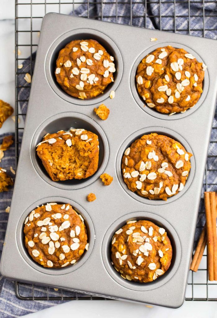 Healthy Pumpkin Muffins Bursting With Flavor