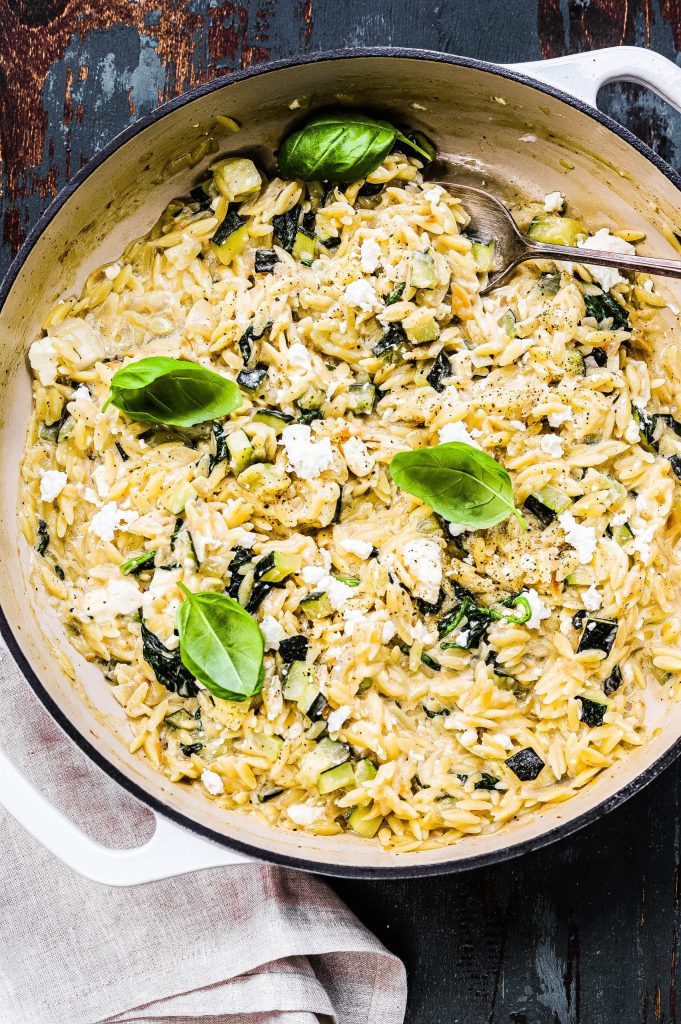 Creamy Orzo And Spinach Culinary Delight