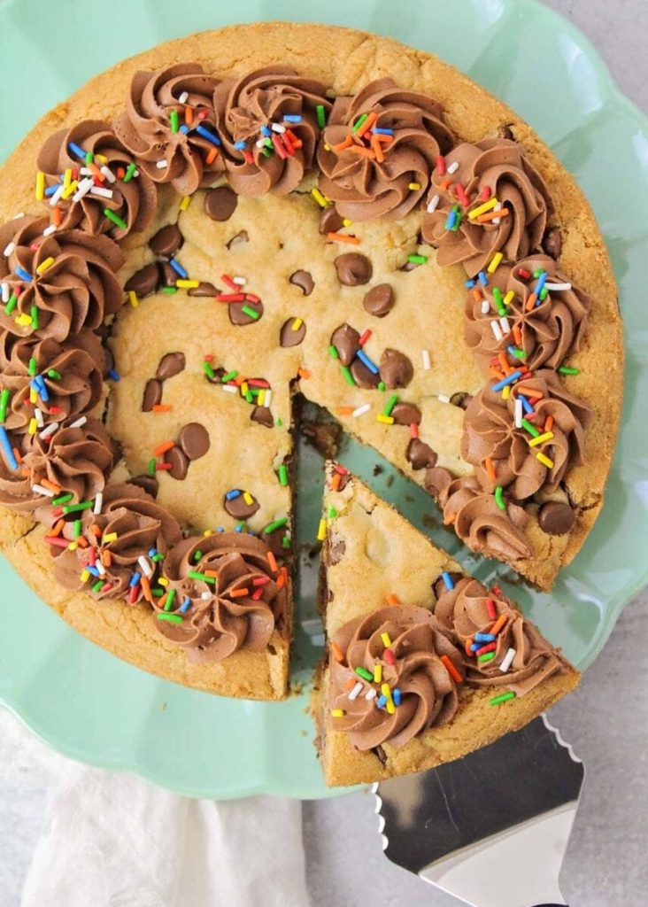 Colossal Chocolate Chip Cookie Cake Recipe
