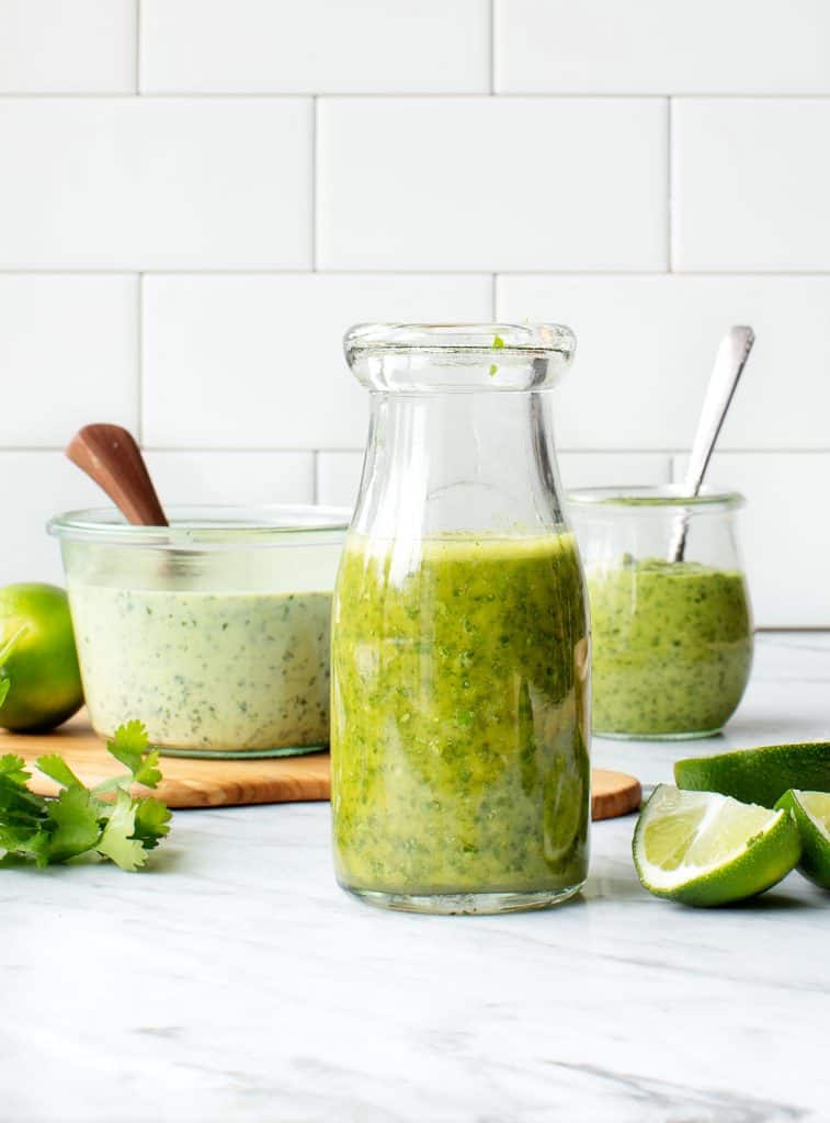 Cilantro Lime Salad Dressing Recipe